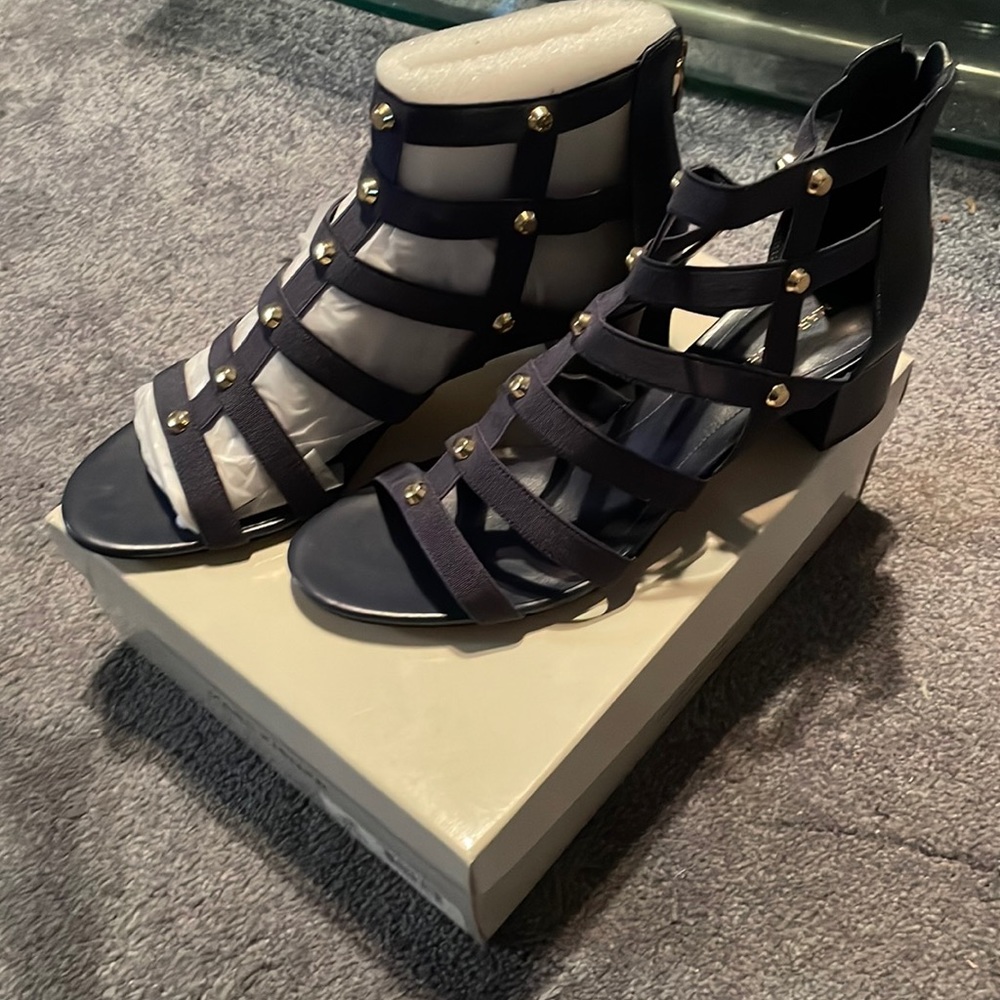 Marc Fisher Navy blue Gladiator Sandal size 11
